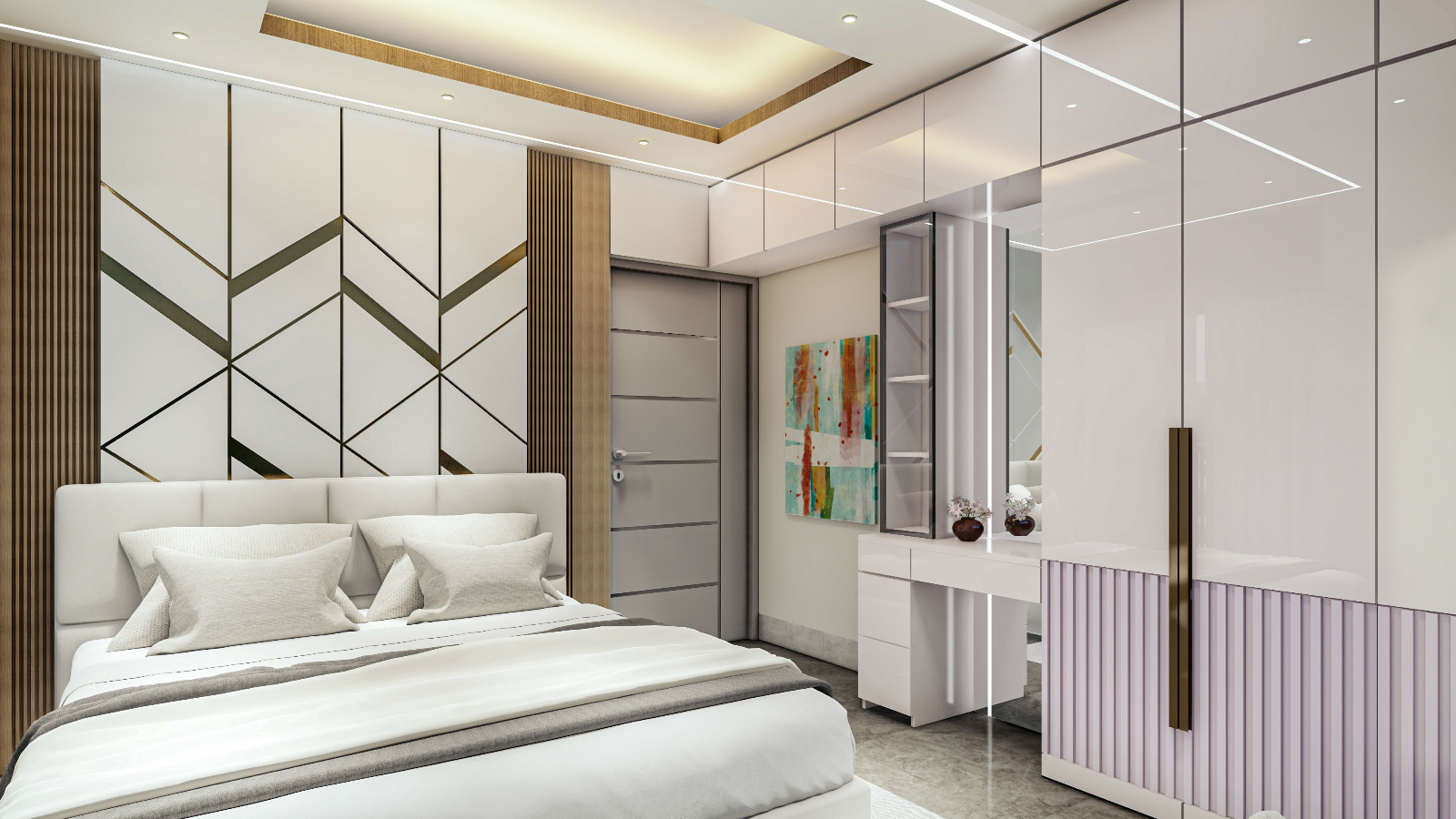 Smart Home Design with Tailored Storage and Unique Materials